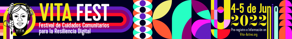 Encabezado con diseño a colores del festival Vita Fest realizado el 4 y 5 de Junio del 2022
