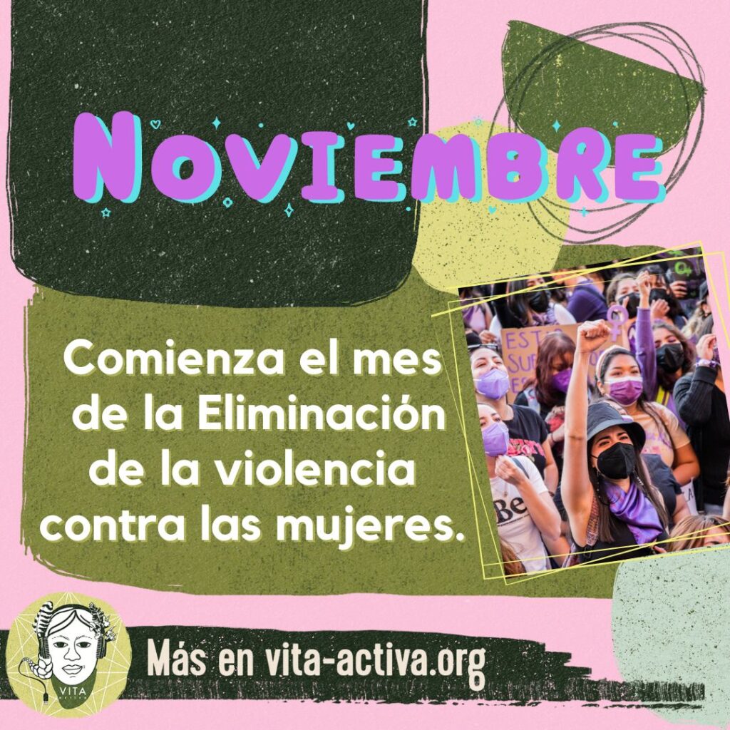 Comienza el mes de la eliminación de la violencia contra las mujeres
Más en vita-activa.org